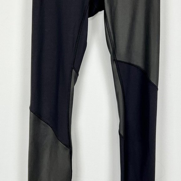 Lululemon Wunder Under High Rise Pants Cire Wrap Black Tights Leggings size 2 - Picture 4 of 10